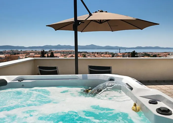 Jacuzzi Panorama Appartement Zadar